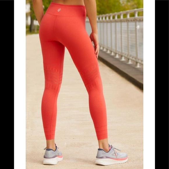 Free People Movement Gone Adrift Red Leggings - Picture 3 of 4